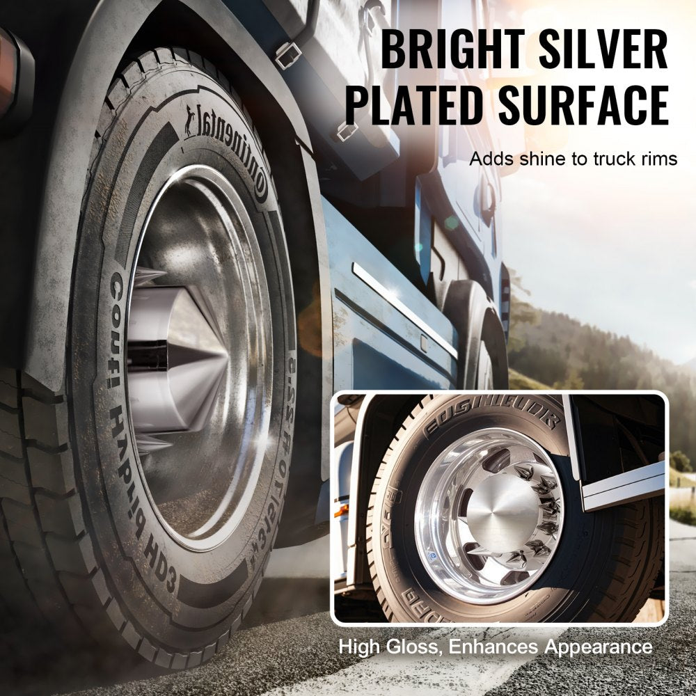 RL-LG005 - Durable ABS Rear Axle Cover Kit for 10-20in Semi-Truck Wheels