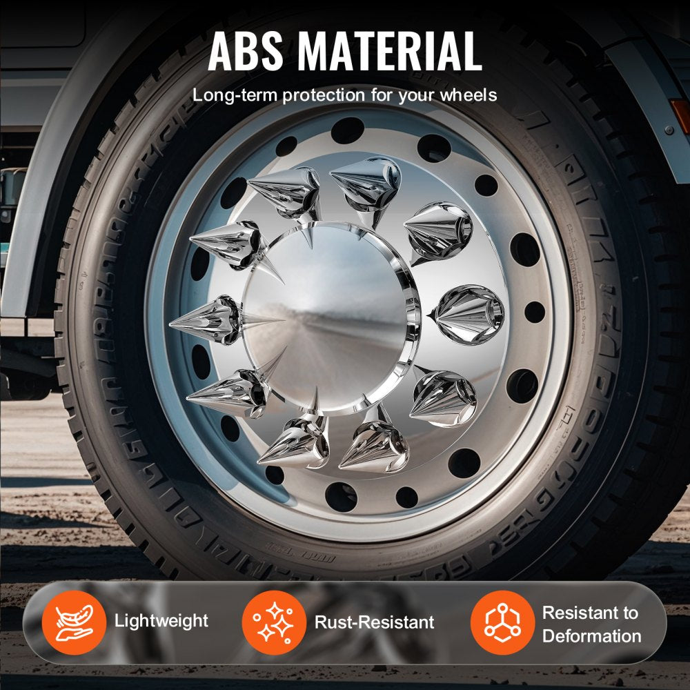 RL-LG006 - Durable ABS Axle Cover Kit for 10-Hole Truck Rims