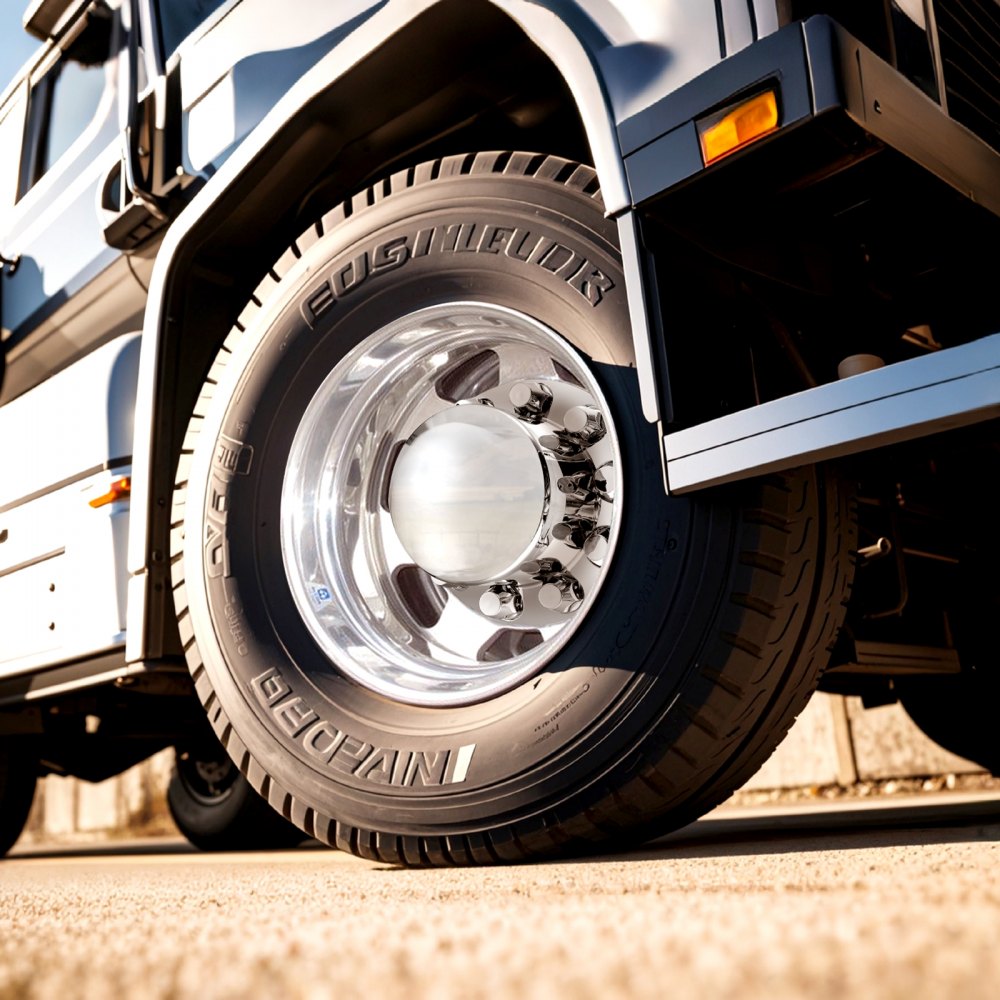 RL-LG002 - Durable ABS Rear Axle Cover Kit for Semi Trucks