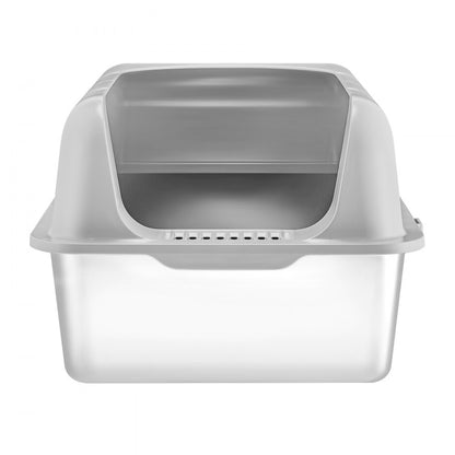 XM-0011 - 6-Inch Odor-Free Cat Litter Box with 30L Capacity