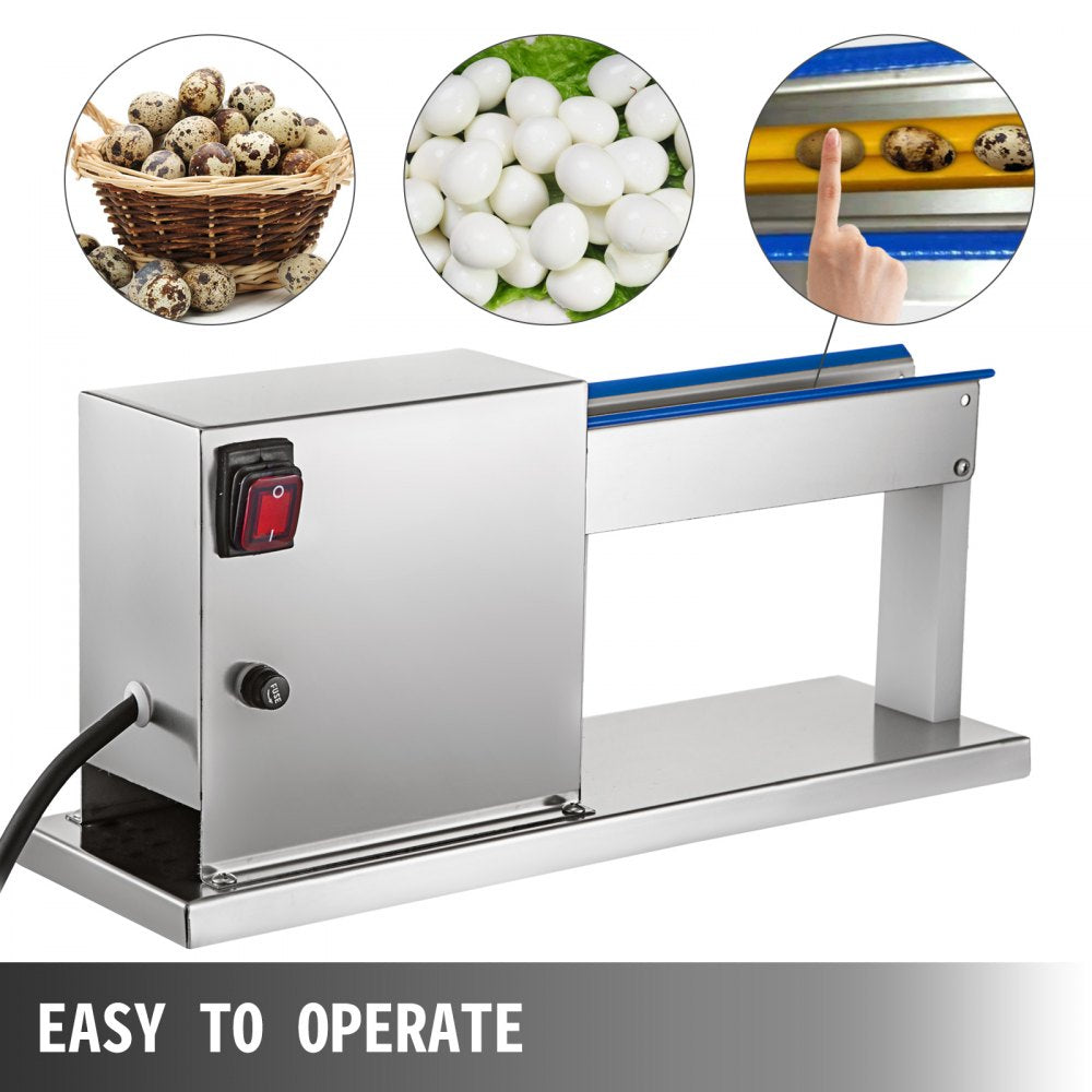 010207693651 - 50KG/H Stainless Steel Quail Egg Peeler for Catering