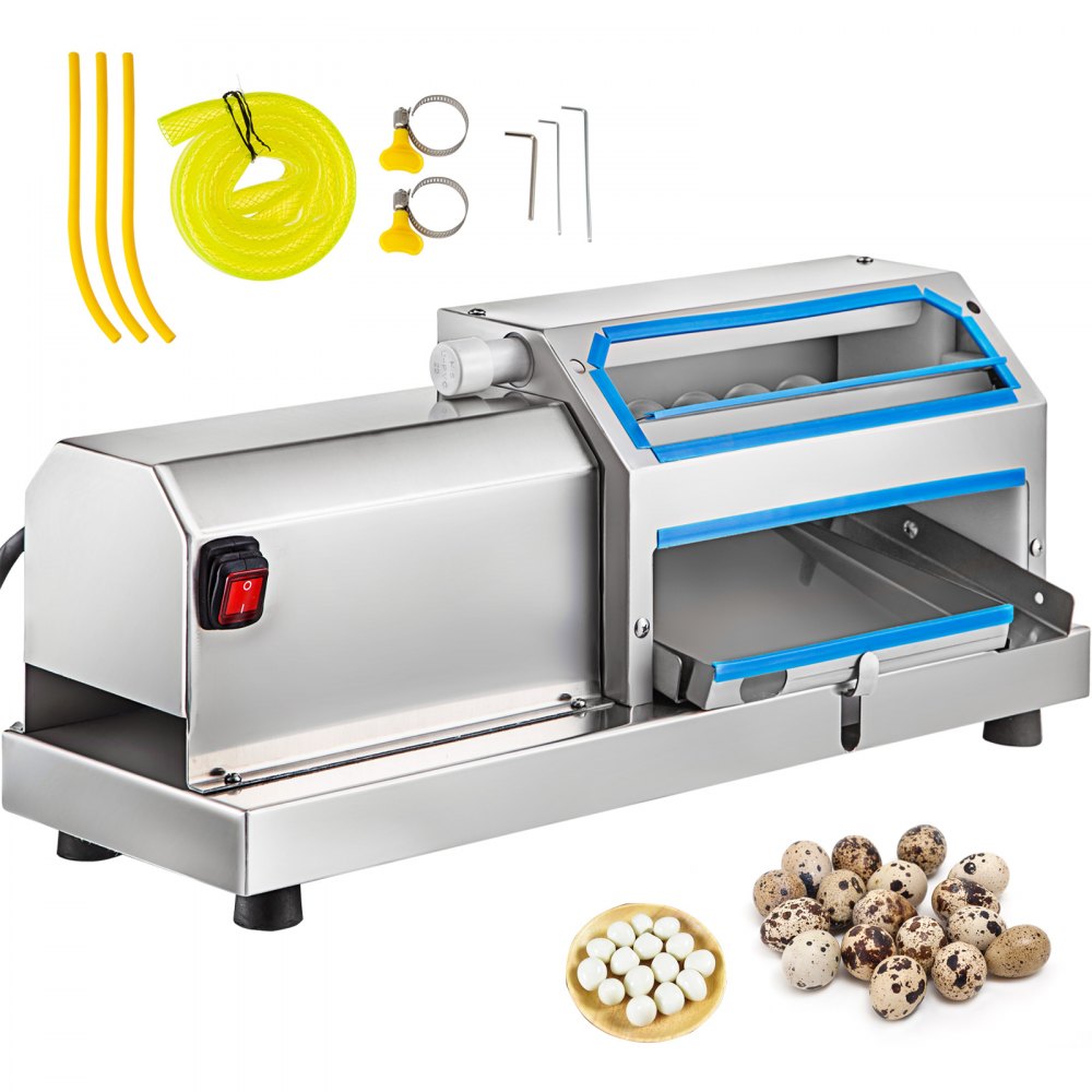010596579275 - 60KG/H 304 Stainless Steel Quail Egg Peeler Machine