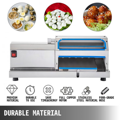 010596579275 - 60KG/H 304 Stainless Steel Quail Egg Peeler Machine