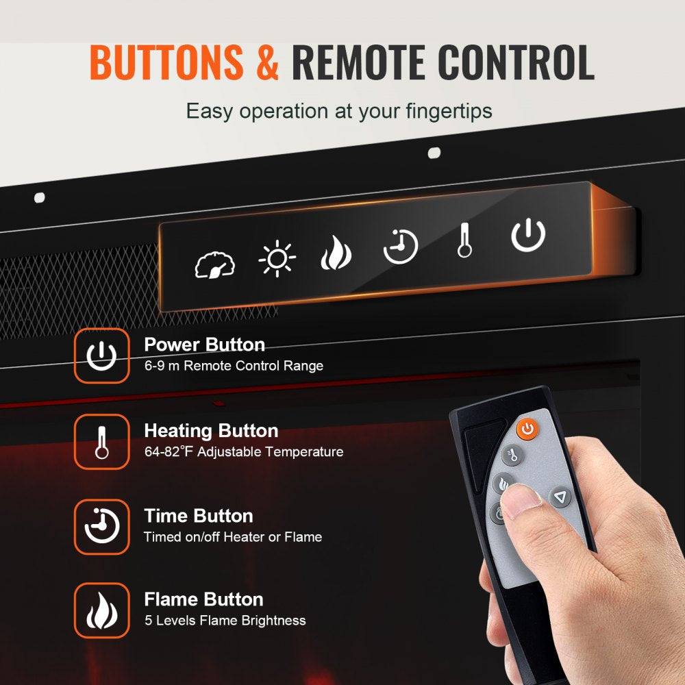 J02159-90 + SF301-58BT - 90in White Electric Fireplace TV Stand with Remote