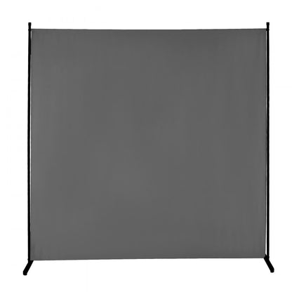 PFDMFGSH02 - 71” Gray Oxford Room Divider with Iron Frame