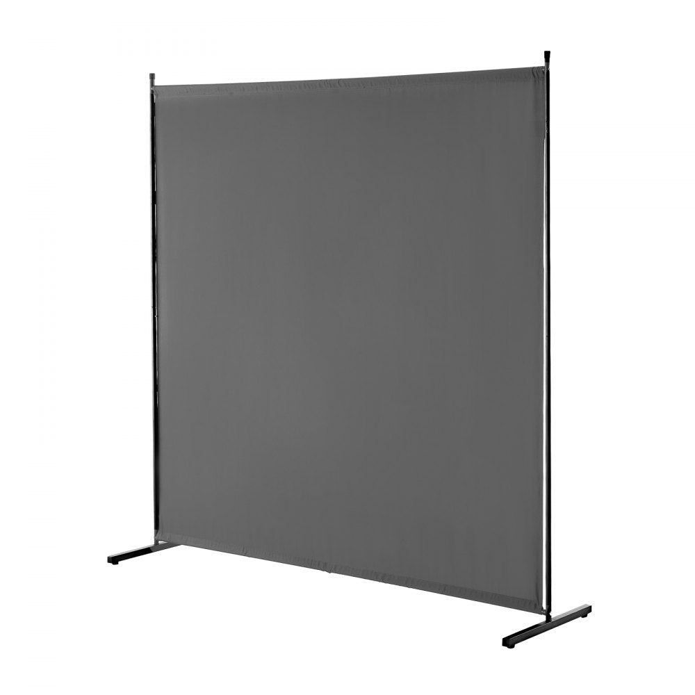 PFDMFGSH02 - 71” Gray Oxford Room Divider with Iron Frame