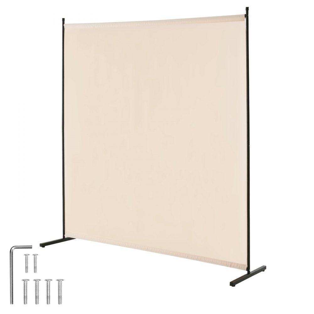 PFDMFGMS03 - 71.3" Waterproof Room Divider with Iron Frame and Privacy Features