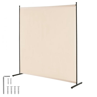 PFDMFGMS03 - 71.3" Waterproof Room Divider with Iron Frame and Privacy Features