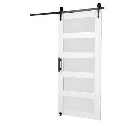 42BL - 84" Cedarwood Barn Door & Hardware Kit for Stylish Dividers