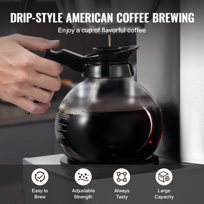 RB-386-BD2 - 12-Cup Quick Brew Coffee Maker with Dual Warmers