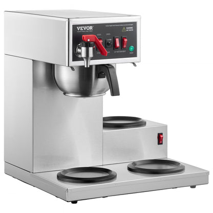 FRB-286-BD3 - 12-Cup Stainless Steel Coffee Maker with 3 Warmers