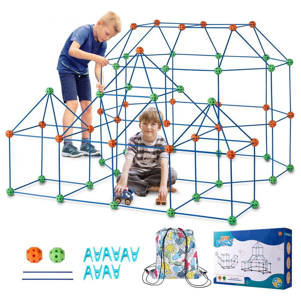 YAOSHUN180PCS - Fun 180-Piece STEM Fort Building Kit for Kids