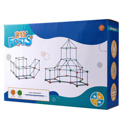 YAOSHUN180PCS - Fun 180-Piece STEM Fort Building Kit for Kids