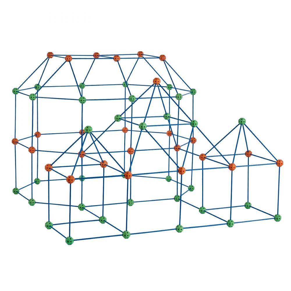 YAOSHUN180PCS - Fun 180-Piece STEM Fort Building Kit for Kids