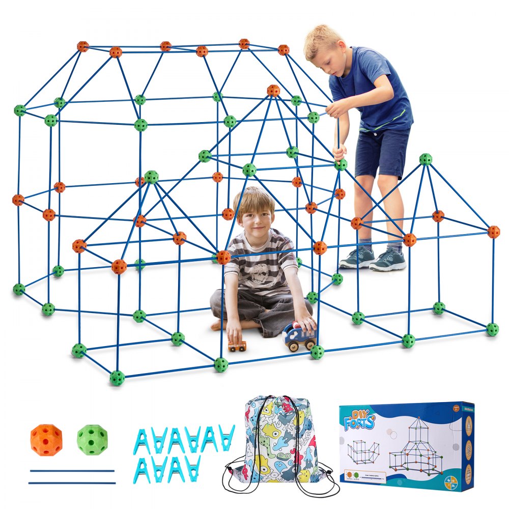YAOSHUN180PCS - Fun 180-Piece STEM Fort Building Kit for Kids