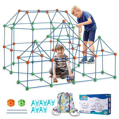 YAOSHUN180PCS - Fun 180-Piece STEM Fort Building Kit for Kids