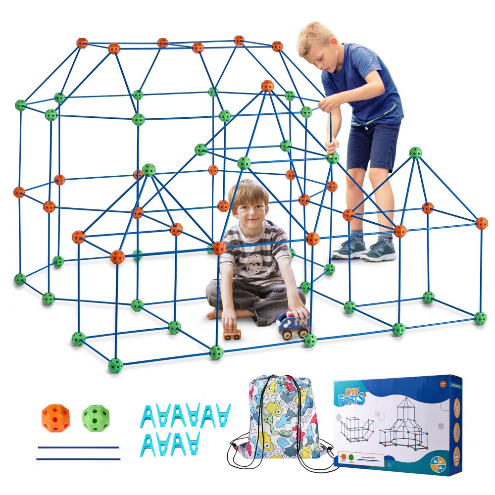 YAOSHUN180PCS - Fun 180-Piece STEM Fort Building Kit for Kids