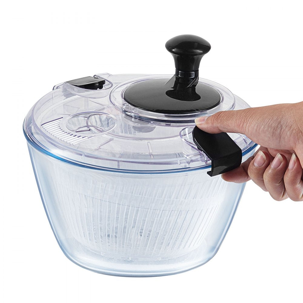 TF901T - 4.5L Glass Salad Spinner with BPA-Free Components