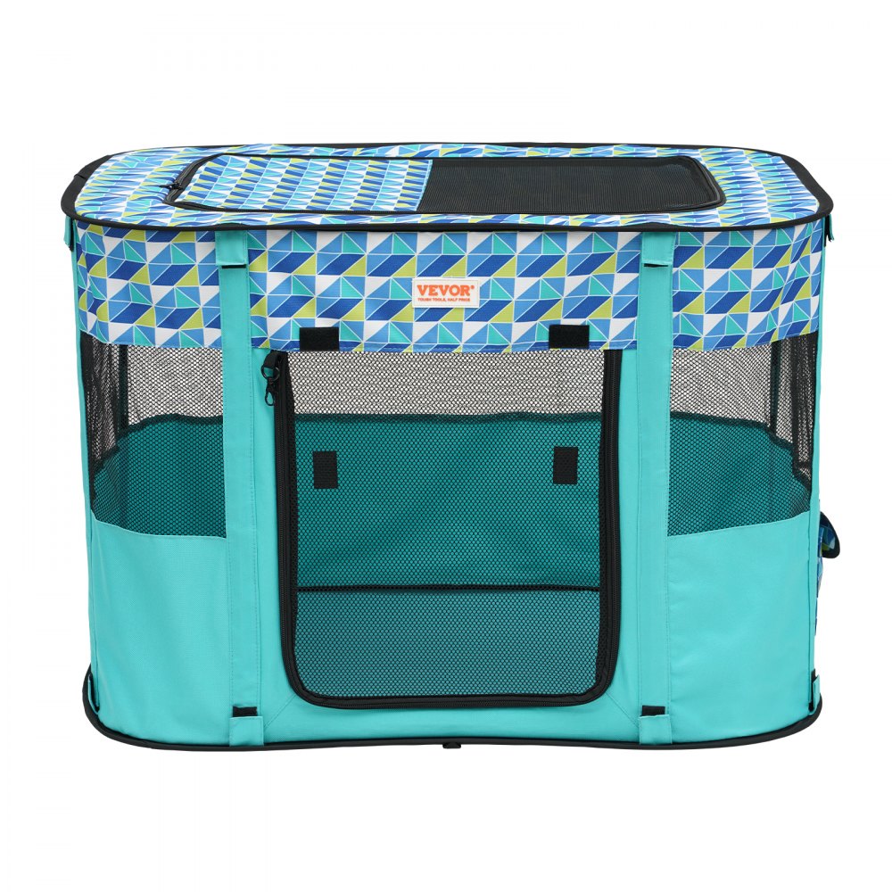 SX5012 - Portable 32"x24"x22" Foldable Pet Playpen for Multiple Small Animals