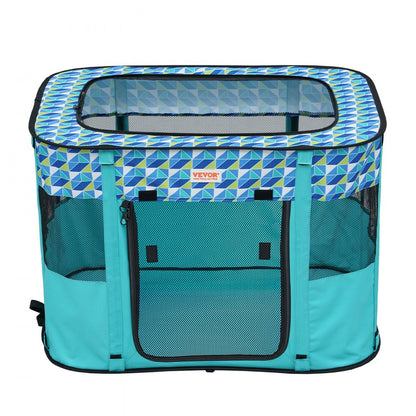 SX5012 - Portable 32"x24"x22" Foldable Pet Playpen for Multiple Small Animals