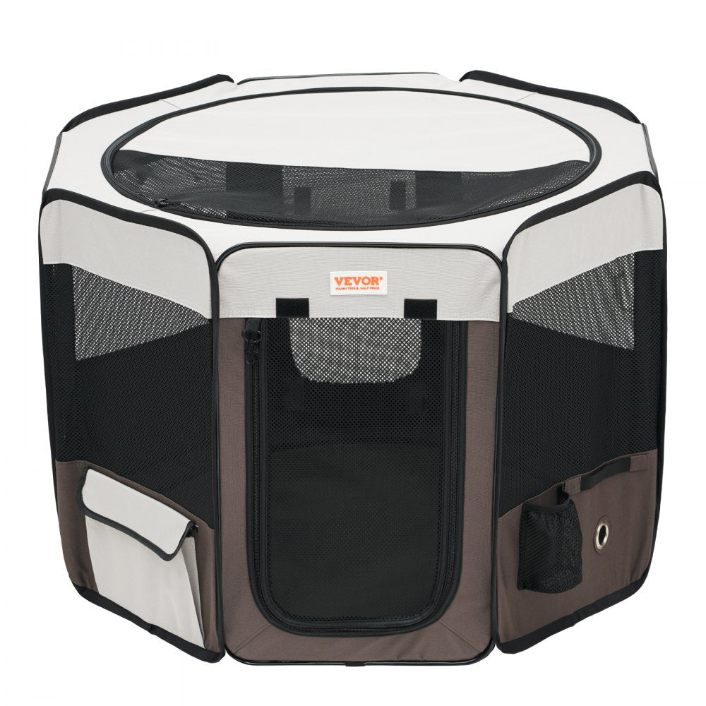 SX50014M - 36-inch Waterproof Foldable Pet Playpen for Easy Portability