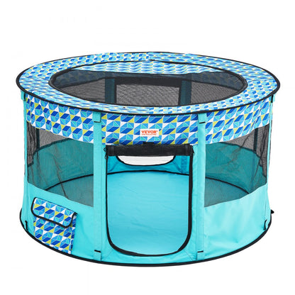 SX5013 - 44" Portable Foldable Pet Playpen for Indoor and Outdoor Use