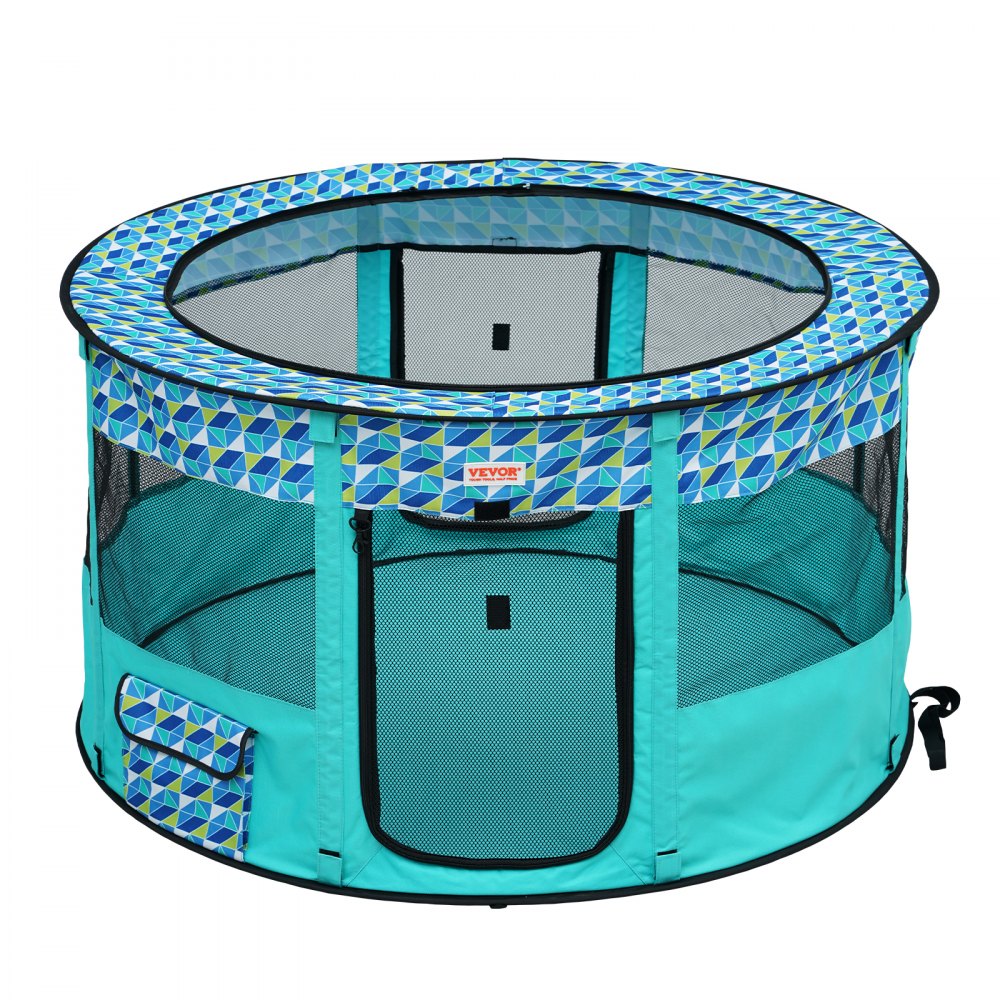 SX5013 - 44" Portable Foldable Pet Playpen for Indoor and Outdoor Use