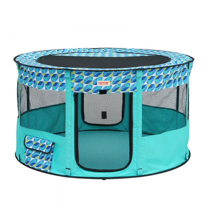 SX5013 - 44" Portable Foldable Pet Playpen for Indoor and Outdoor Use