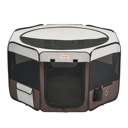 SX50014L - Lightweight 46" Waterproof Foldable Dog Playpen for Travel