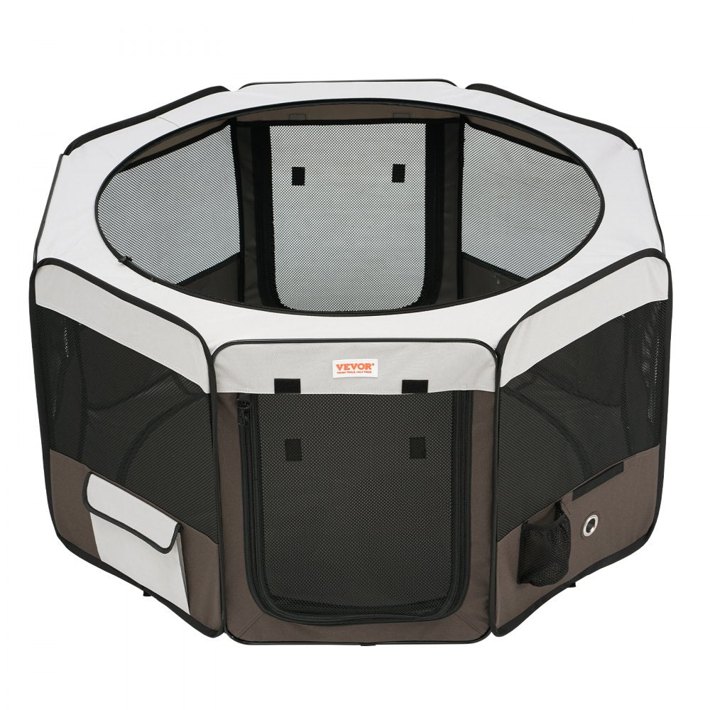 SX50014L - Lightweight 46" Waterproof Foldable Dog Playpen for Travel