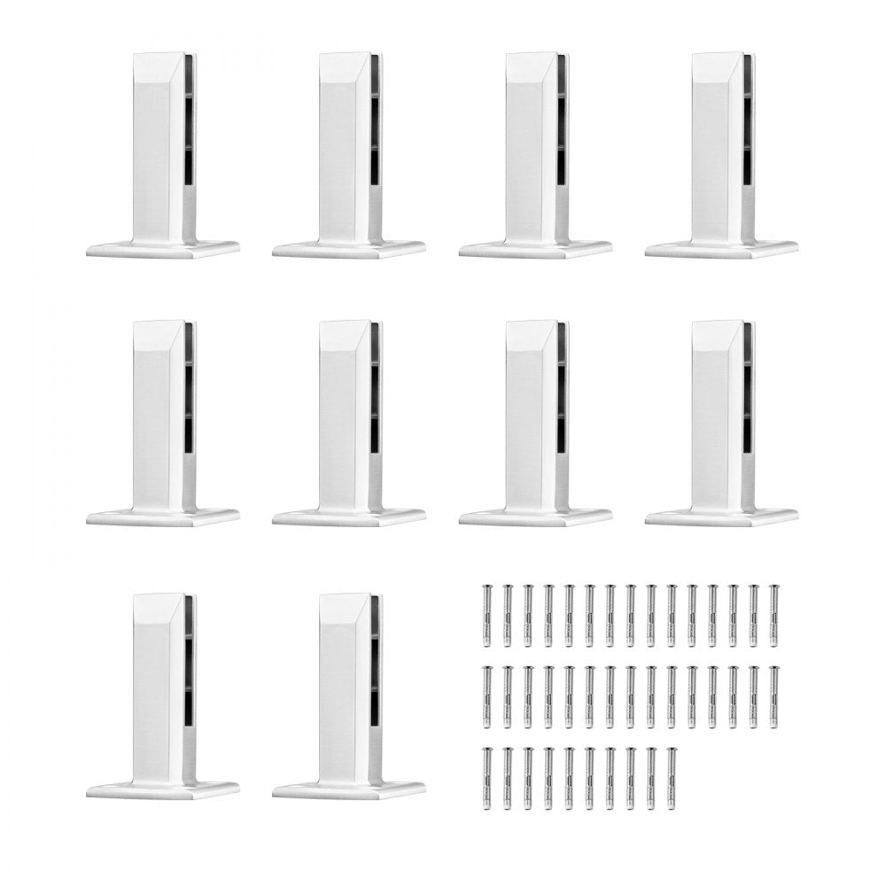 SZBLJ02 - Durable SUS304 Stainless Steel Glass Clamp, 3.94" Dual Openings