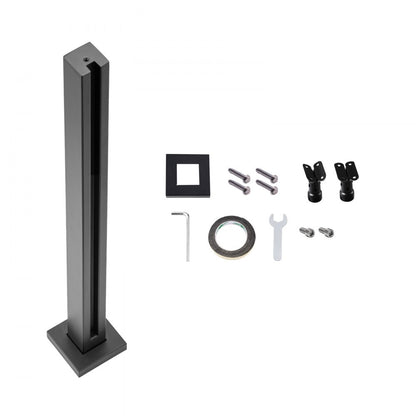 BLLGZ03 - Durable SUS304 Stainless Steel Glass Clamp for Outdoor Use