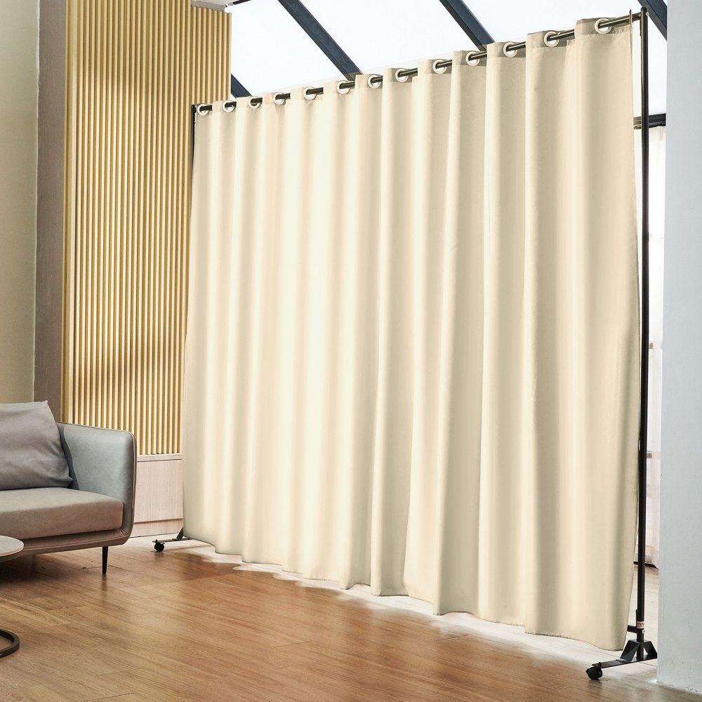 010826308665 - 8ft x 10ft Portable Room Divider for Flexible Spaces