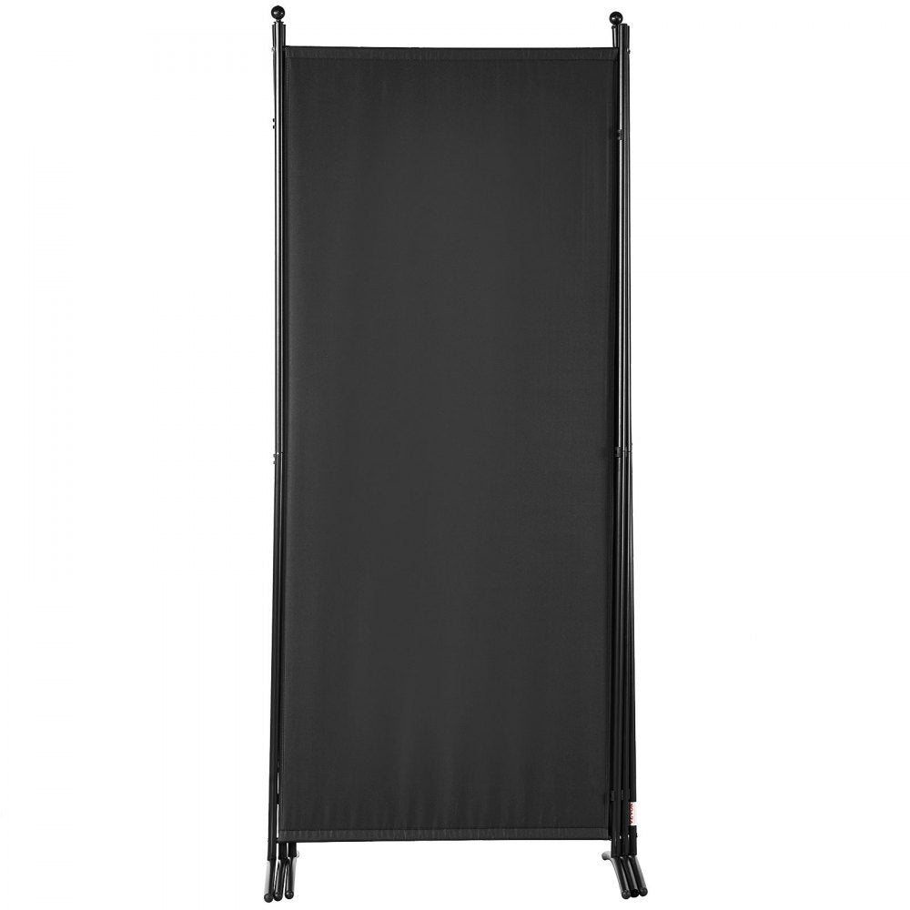 010726167934 - 6.1 ft Portable Room Divider with Opaque Polyester Fabric