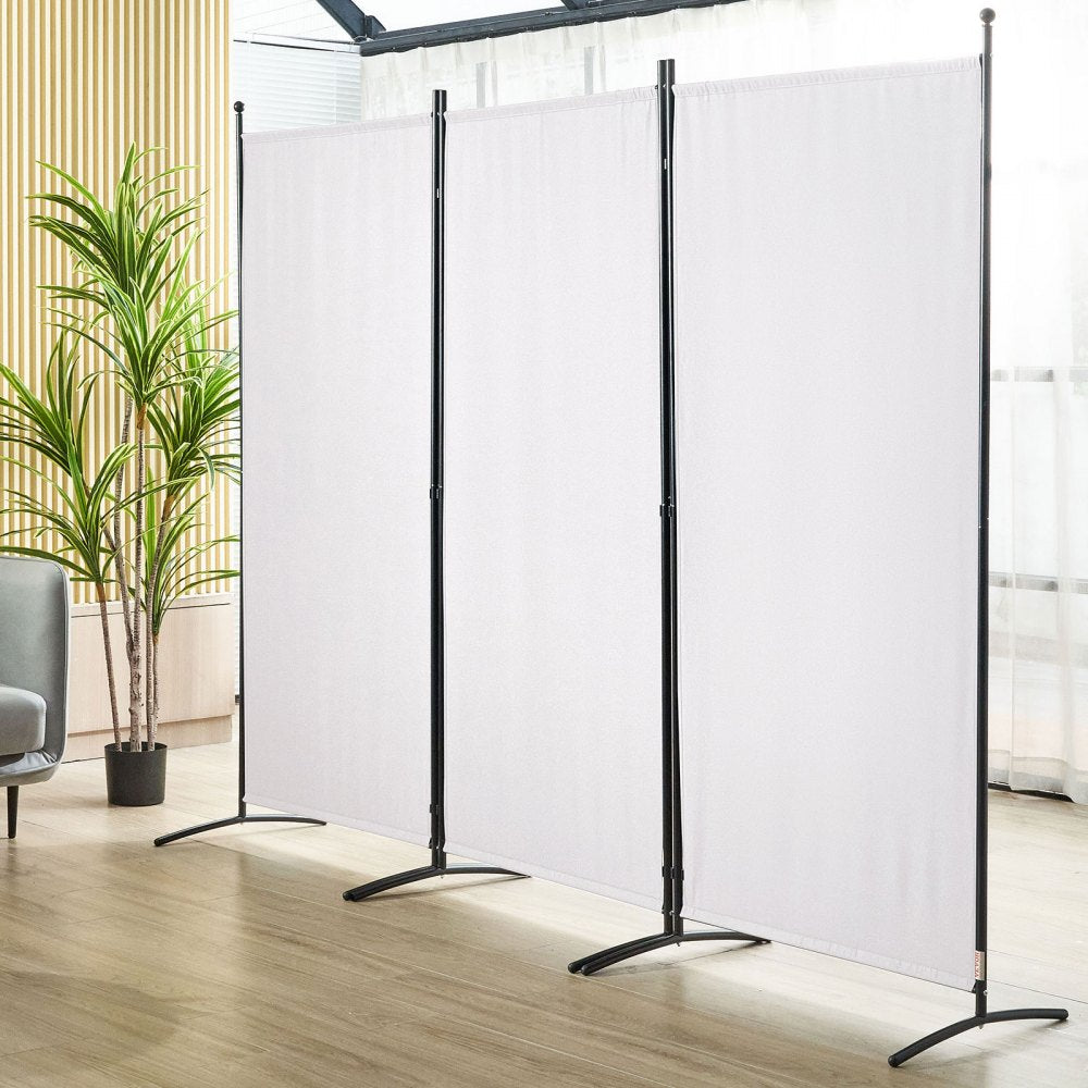 010251322354 - 6.1 ft Non-Transparent Room Divider with 3 Panels