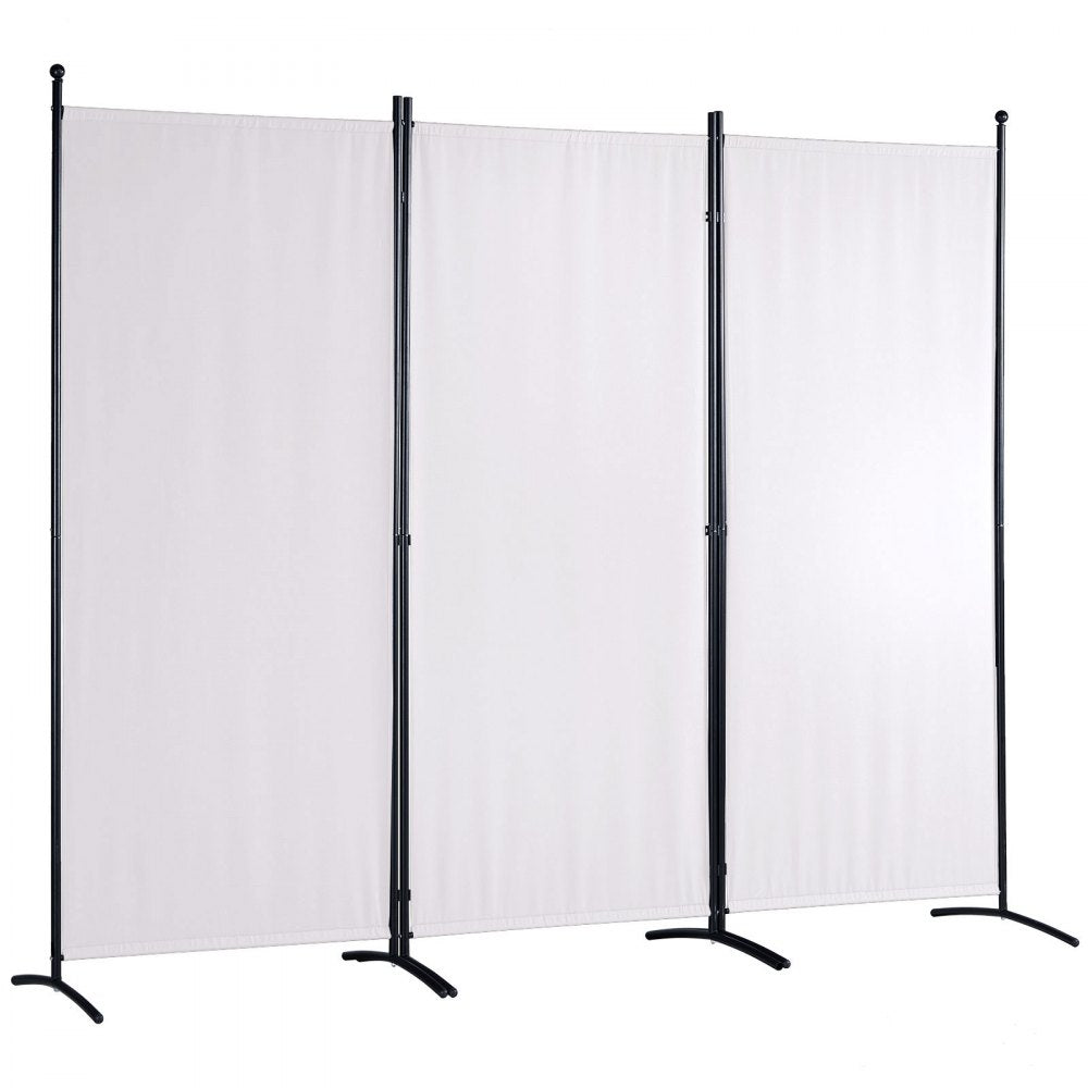 010251322354 - 6.1 ft Non-Transparent Room Divider with 3 Panels