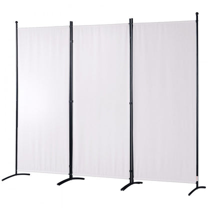 010251322354 - 6.1 ft Non-Transparent Room Divider with 3 Panels
