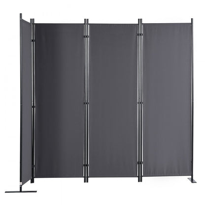010181896767 - 5.6ft Freestanding Room Divider for Privacy and Mobility