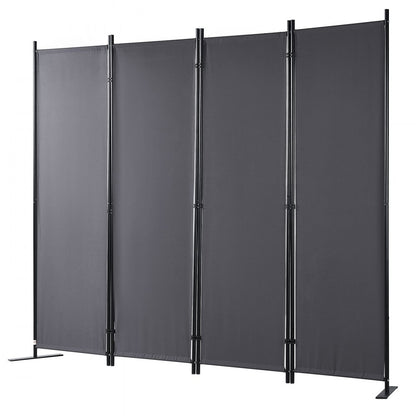 010181896767 - 5.6ft Freestanding Room Divider for Privacy and Mobility
