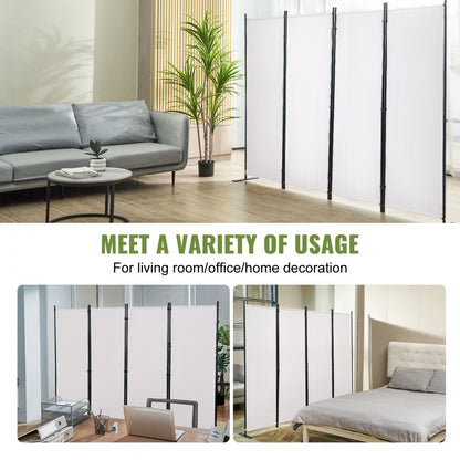 010773572114 - Privacy Room Divider 88.2" x 67.3" Durable Fabric