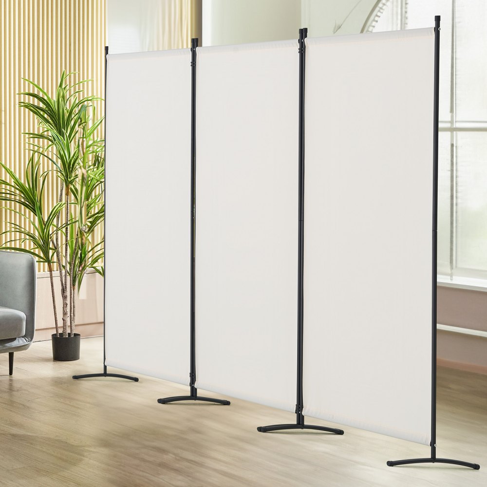 PFTSTGMS09 - VEVOR 89.8in Folding Privacy Screen with Durable Polyester Fabric