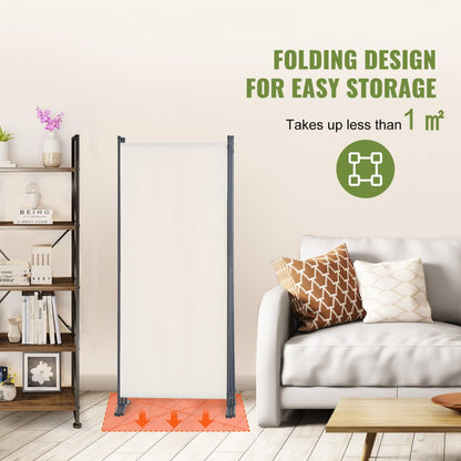 PFTSTGMS09 - VEVOR 89.8in Folding Privacy Screen with Durable Polyester Fabric