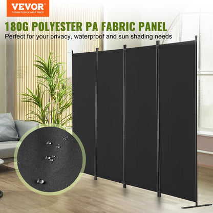 PFFSTGHS010 - 88in Waterproof Room Divider with Flexible 1-4 Panel Design
