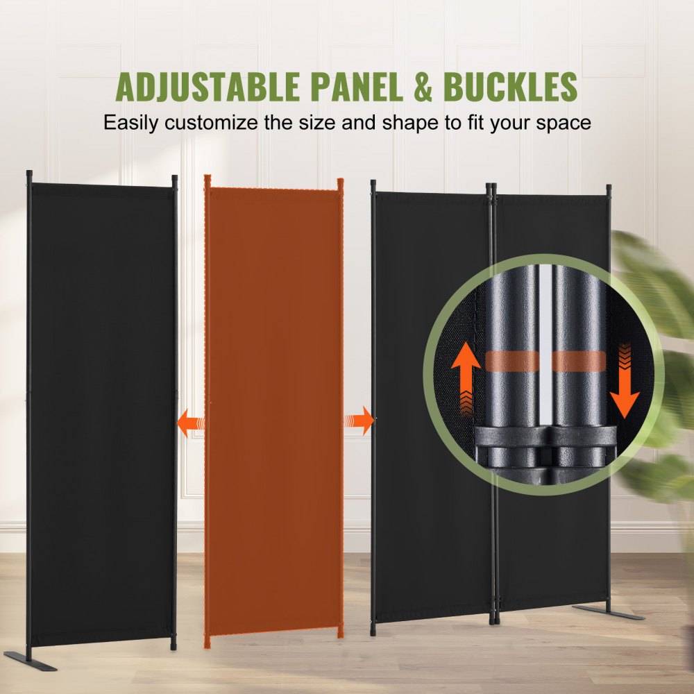 PFFSTGHS010 - 88in Waterproof Room Divider with Flexible 1-4 Panel Design
