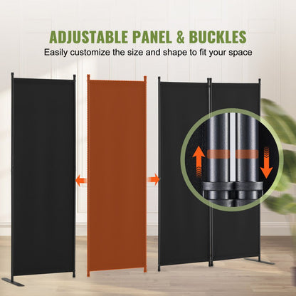 PFFSTGHS010 - 88in Waterproof Room Divider with Flexible 1-4 Panel Design
