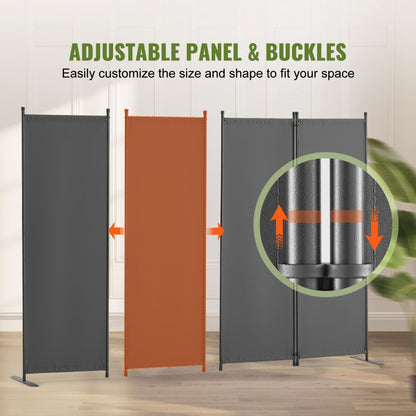 PFFSTGSH11 - 67.5in Waterproof Polyester Room Divider with 4 Panels
