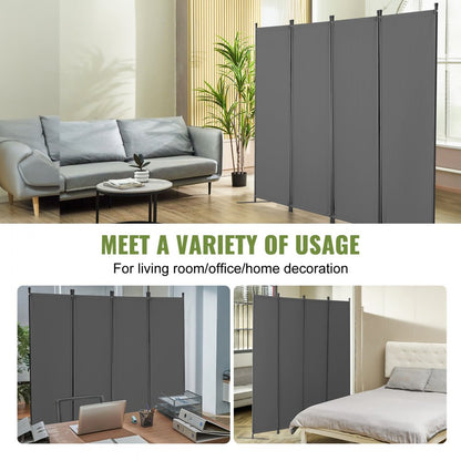 PFFSTGSH11 - 67.5in Waterproof Polyester Room Divider with 4 Panels