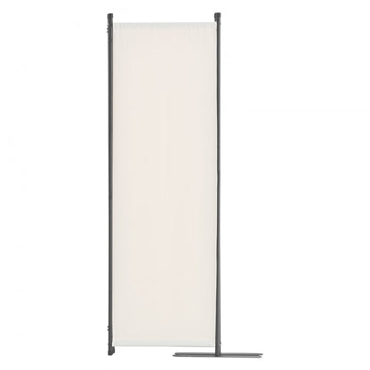 PFFSTGMS12 - 4-Panel 88" Fabric Room Divider with Sturdy Steel Frame