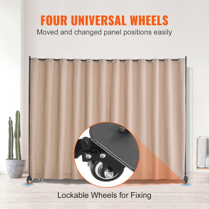 CLDMFGBS02 - VEVOR 121.5" Waterproof Room Divider with Wheels