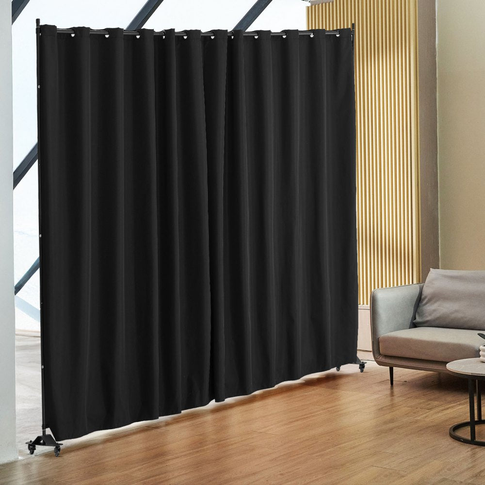 CLDMFGHS04 - Portable 121.5"x17.7" Room Divider with Waterproof Fabric